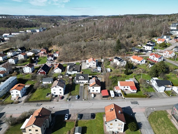 Fem villatomter för byggnation av småhus till salu i Backa/Aröd, Göteborg